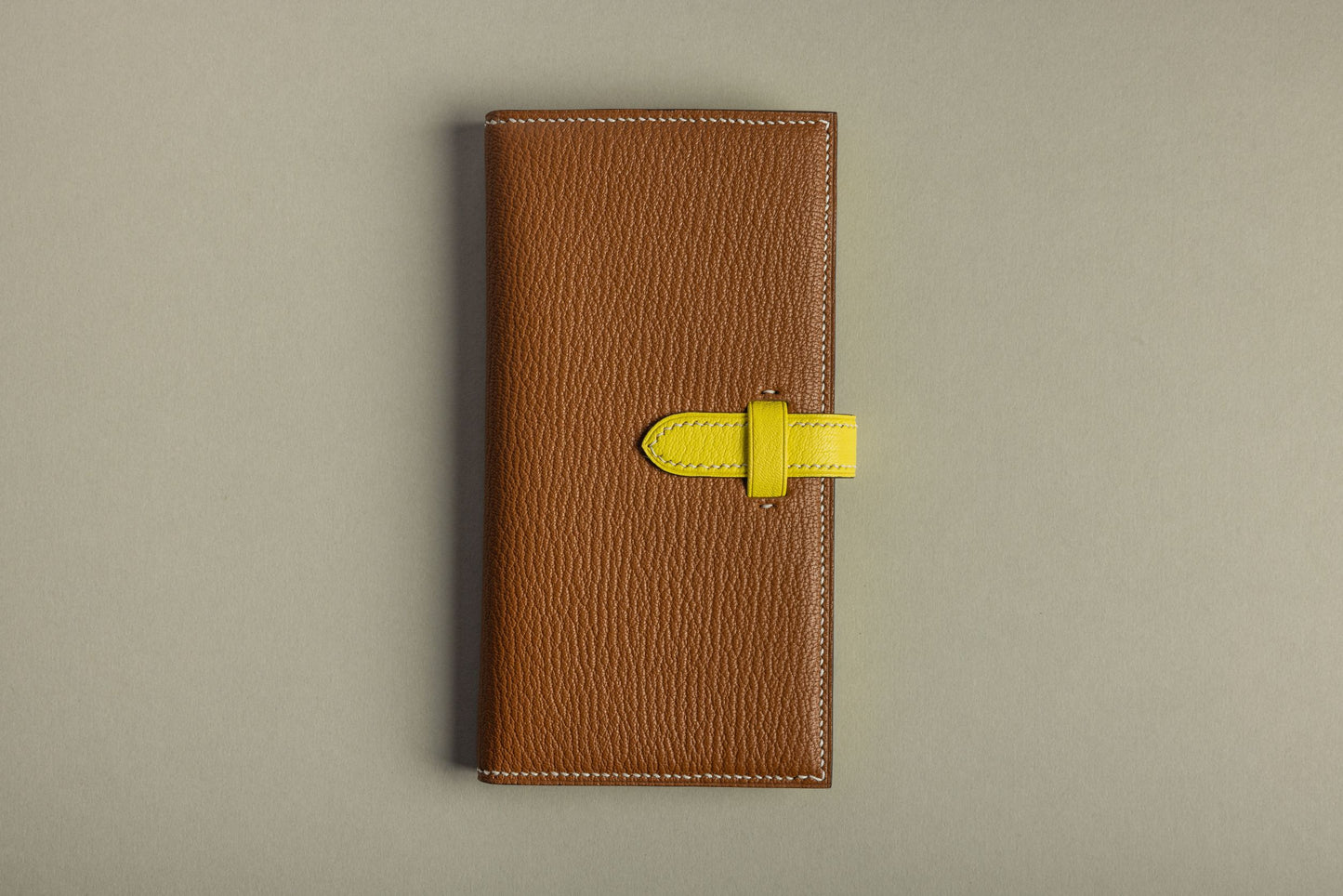Long Flap wallet (brown)