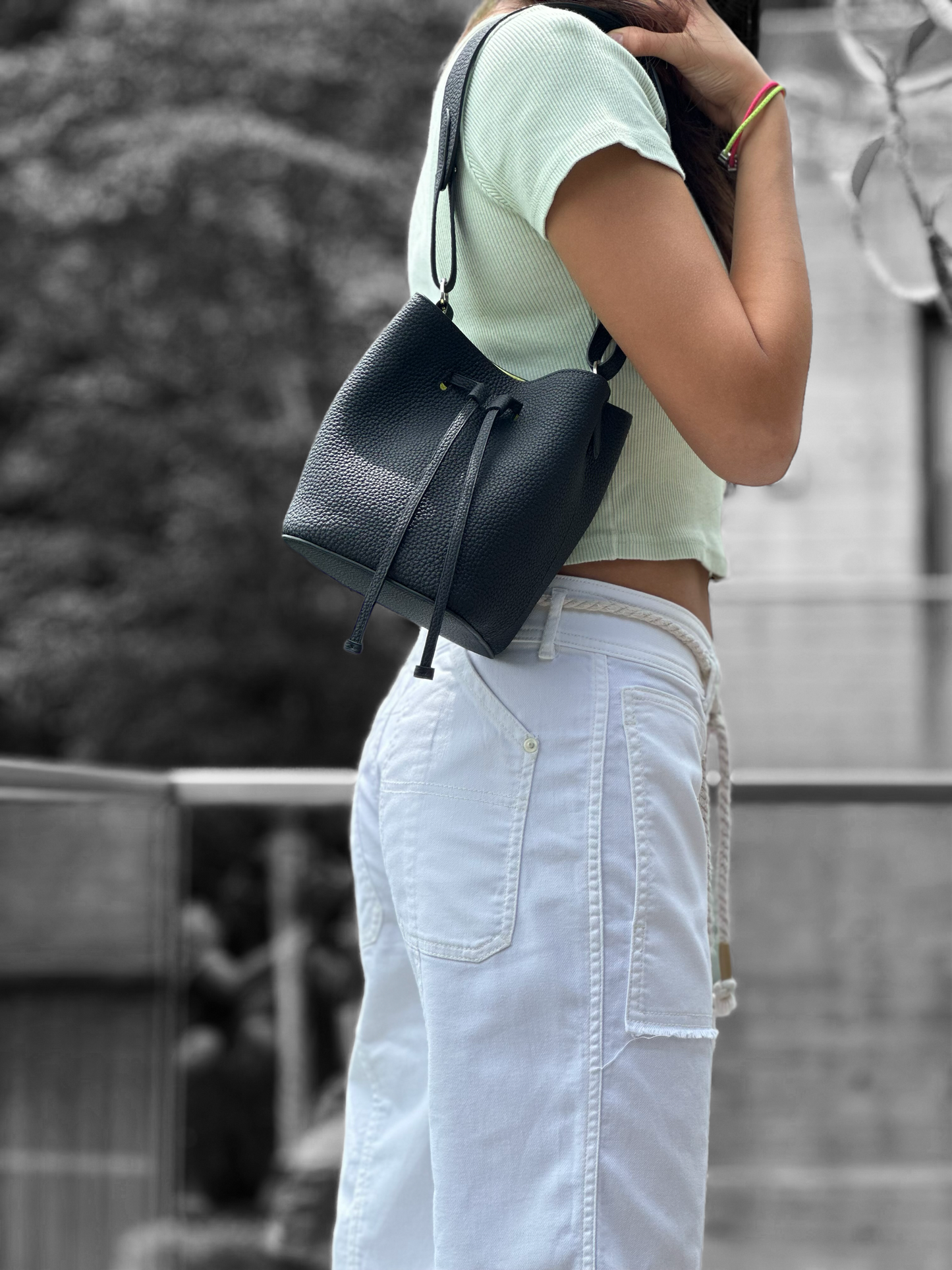 Mini bucket bag