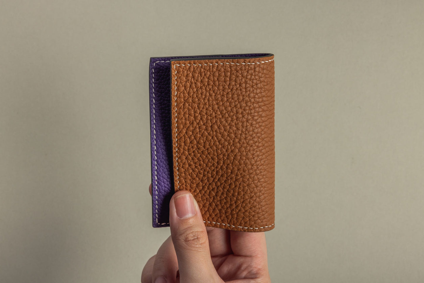 Flap Cardholder (hazelnut)