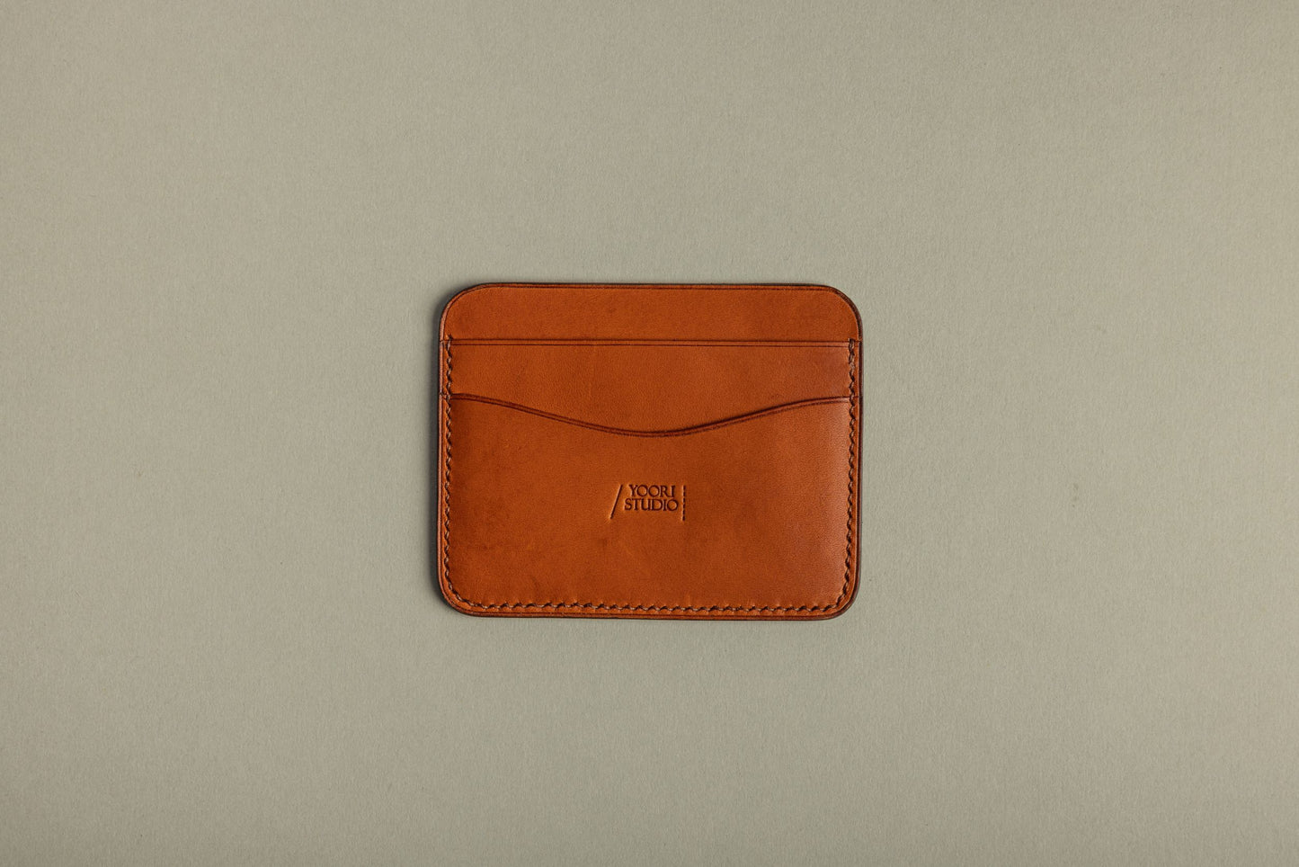 Rounded cardholder 3CC (brick)