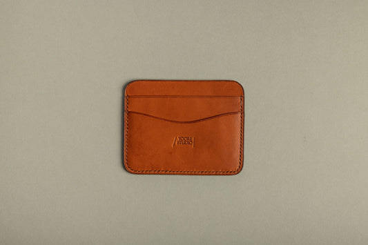 Rounded cardholder 3CC (brick)