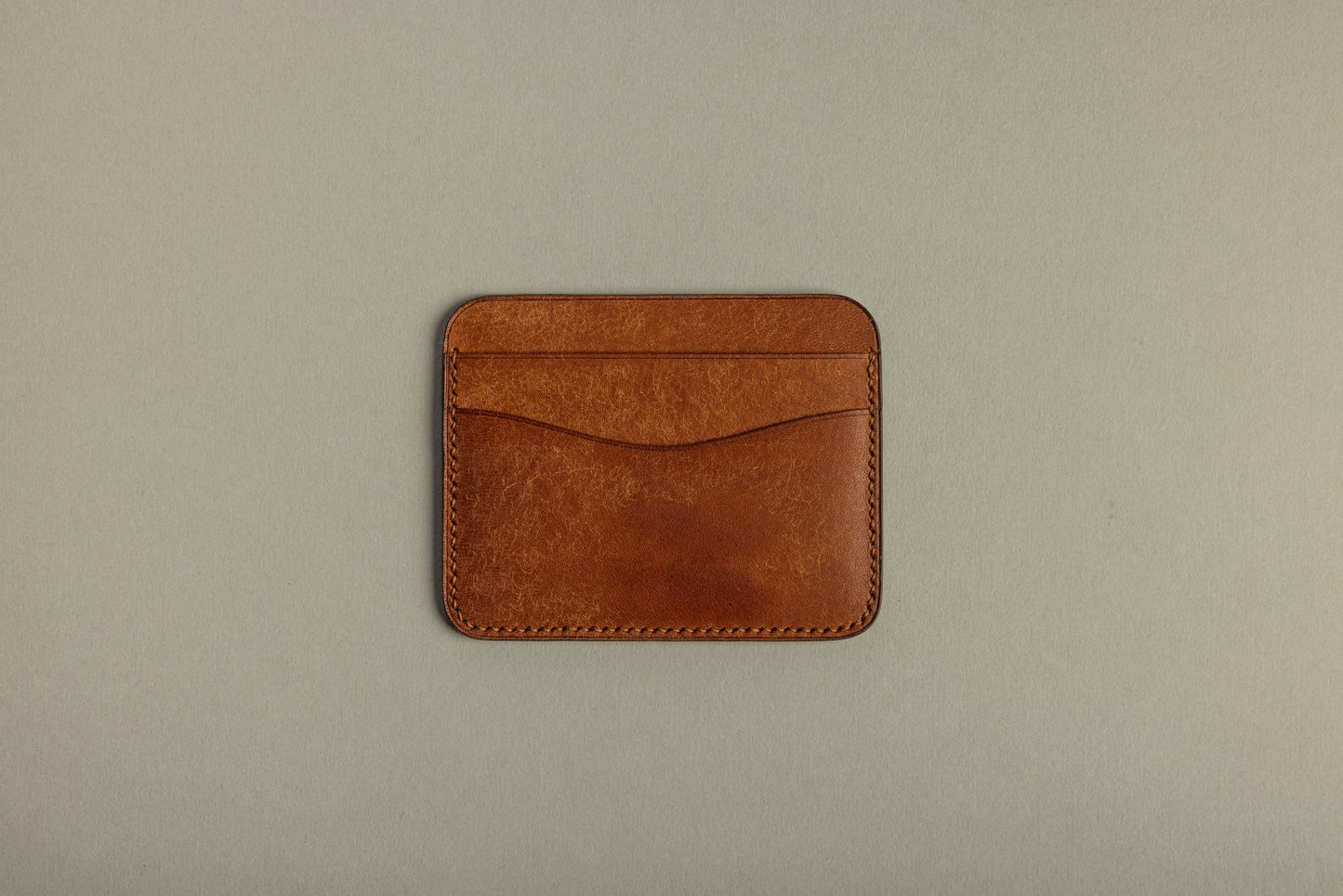 Rounded cardholder 3CC (brown)