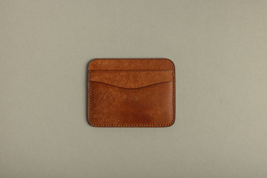 Rounded cardholder 3CC (brown)