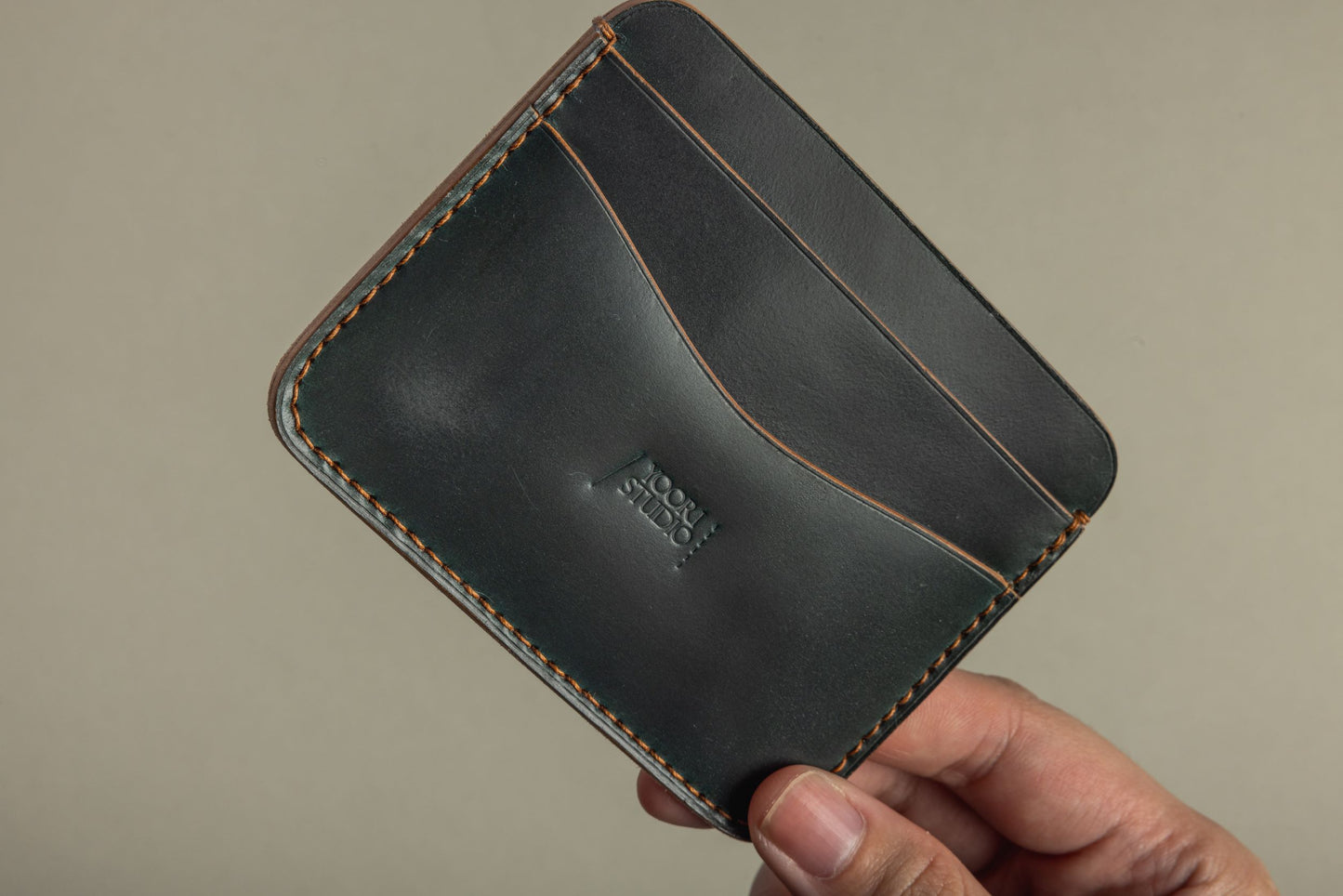 Rounded cardholder 3CC (forest)