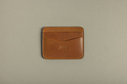 Rounded cardholder 3CC (natural brown)
