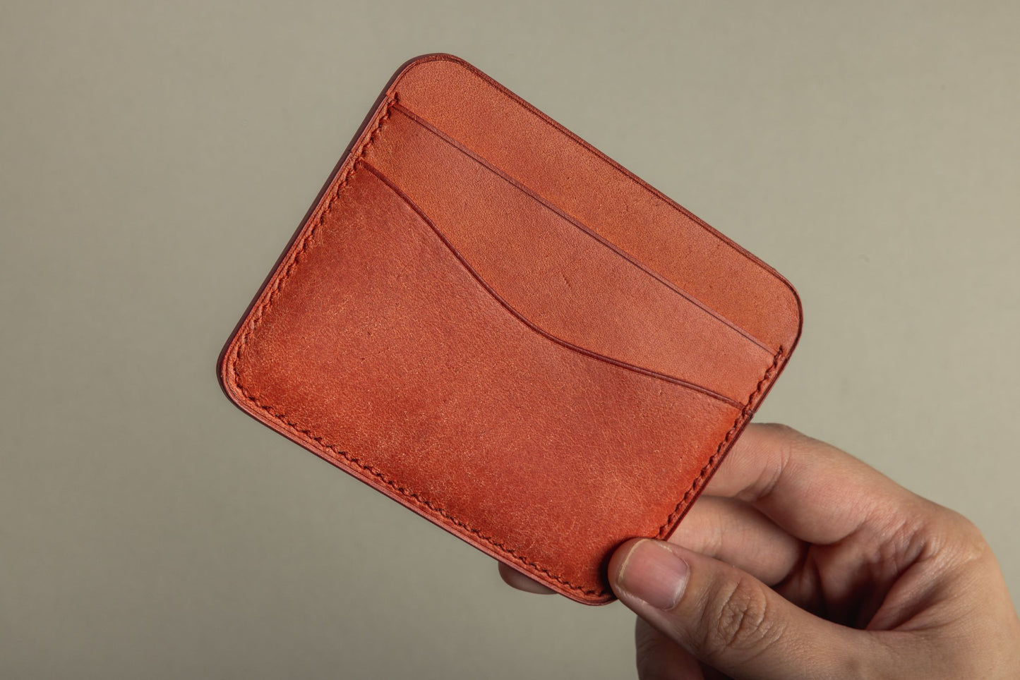 Rounded cardholder 3CC (pink)