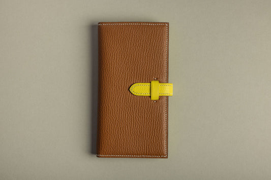 Long Flap wallet (brown)